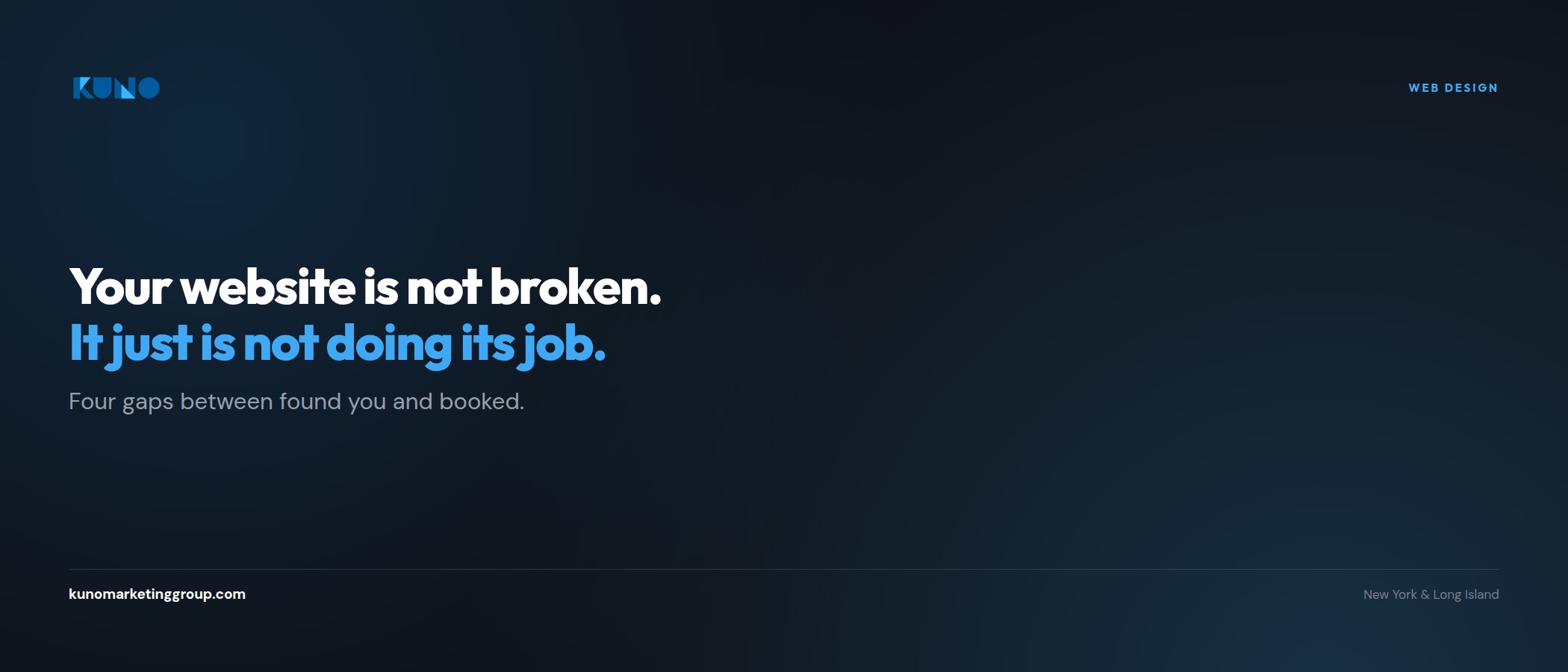 Your practice's website isn't broken. It just isn't doing its job.