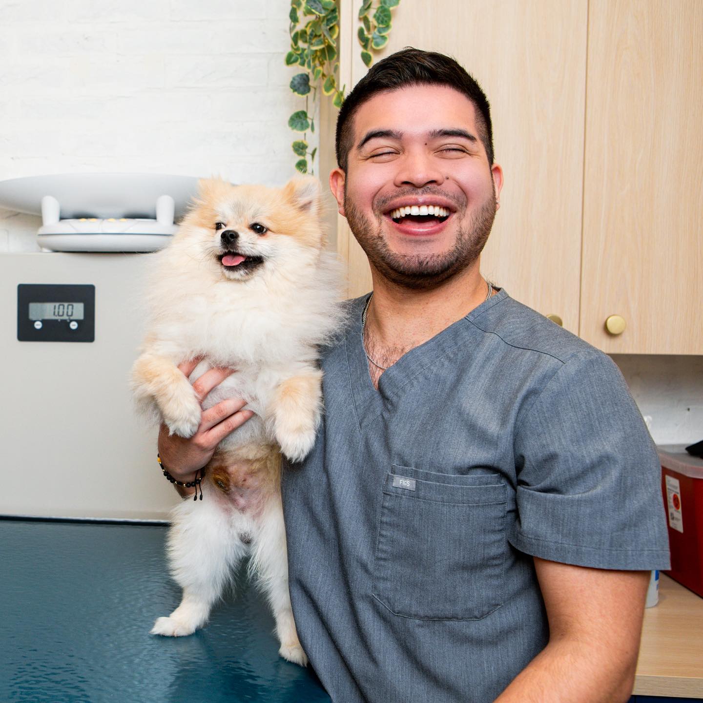 Bond Vet veterinarian smiling